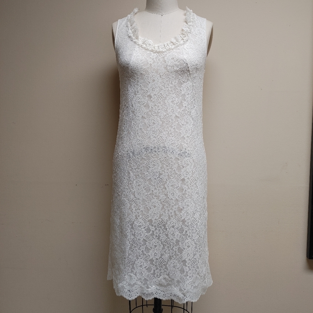 Vintage Ivory Lace Dress